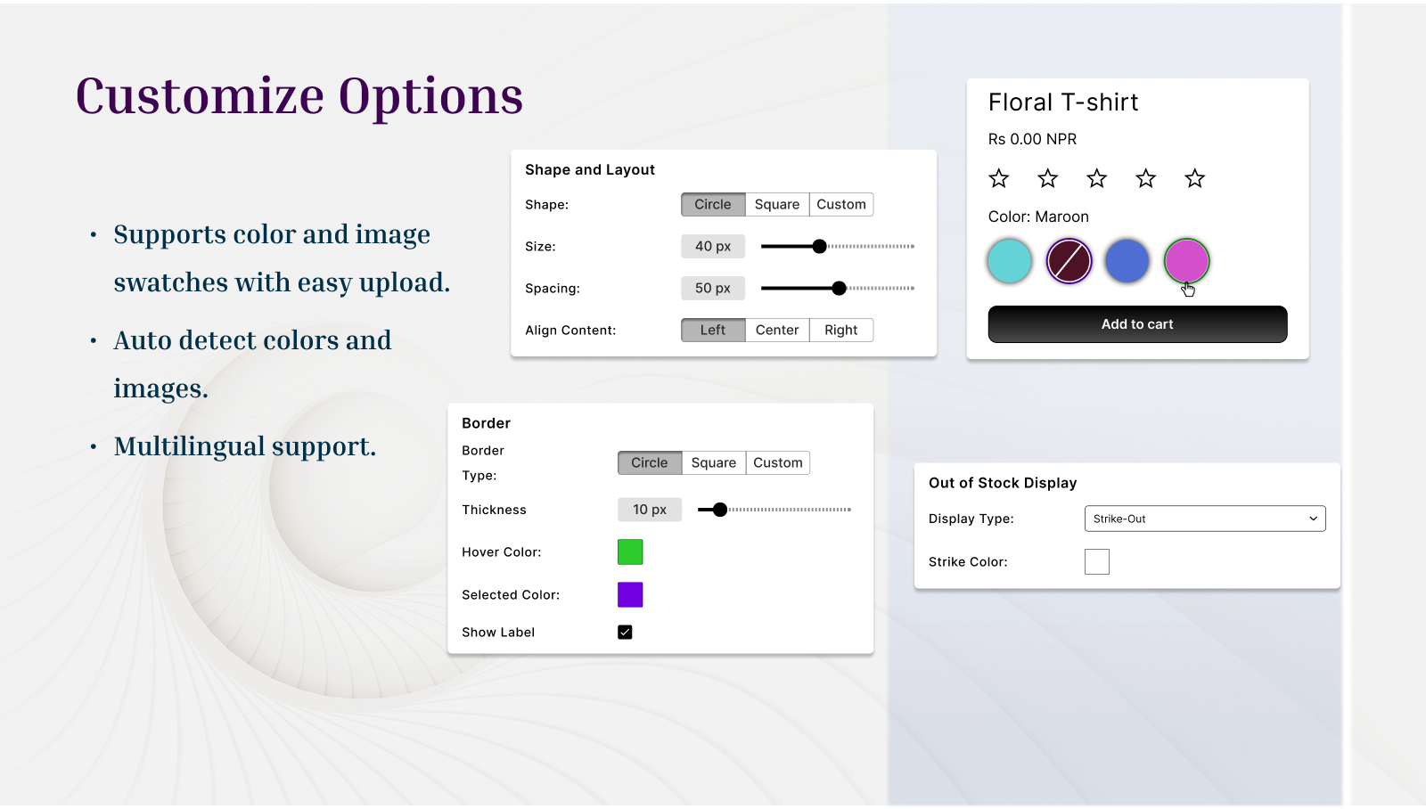 Customized Options