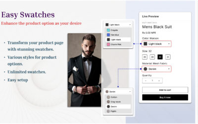 Make Product Selection Easier for Shopify Customers with Eazy Swatches