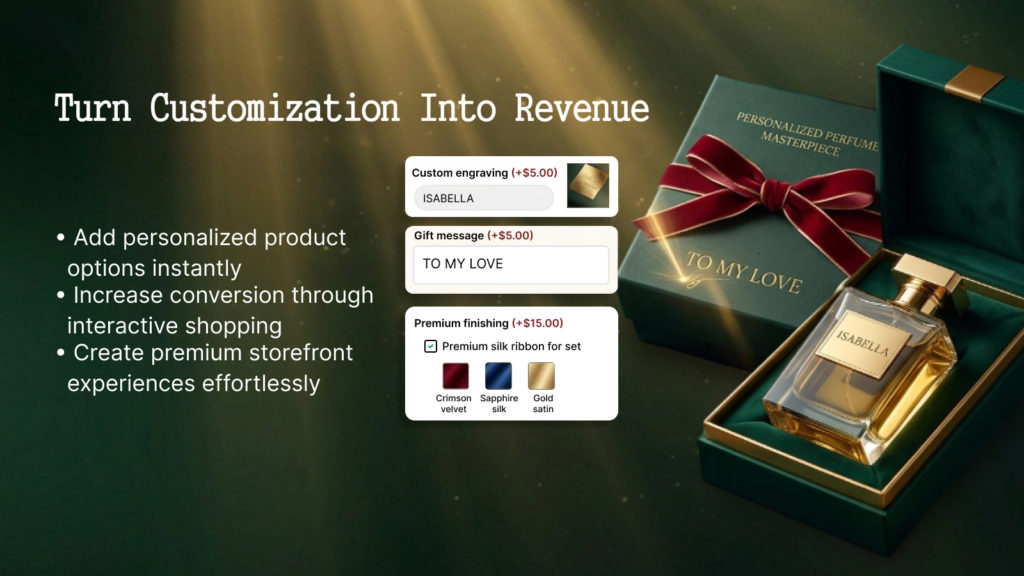 Turn Customization Into Revenue